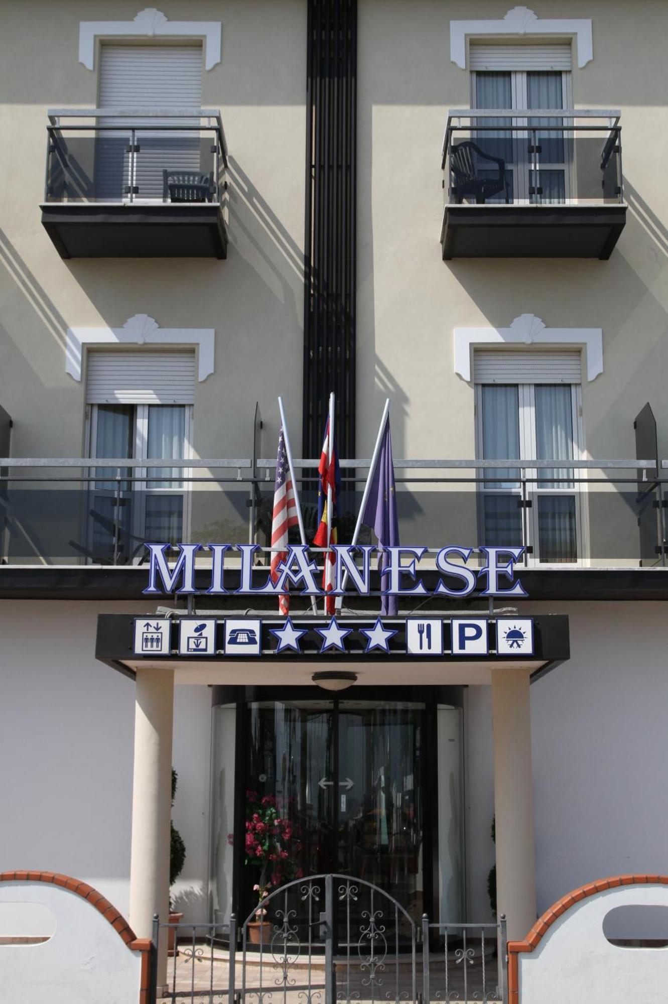 Hotel Milanese Rímini Exterior foto